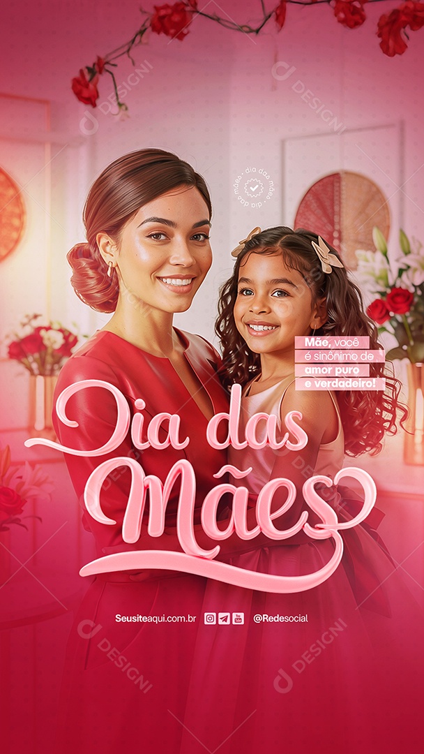 Story Dia das Mães 11 de Maio Social Media PSD Editável