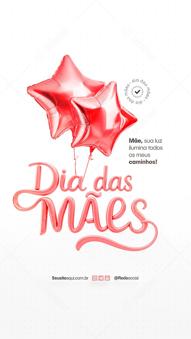 Story Dia das Mães 11 de Maio Social Media PSD Editável
