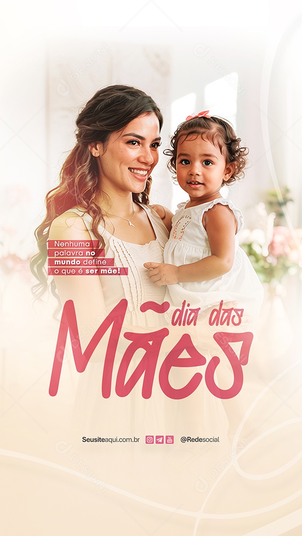 Story Dia das Mães 11 de Maio Social Media PSD Editável