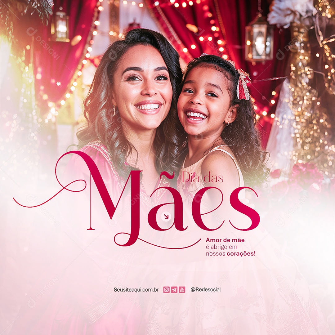 Dia das Mães 11 de Maio Social Media PSD Editável