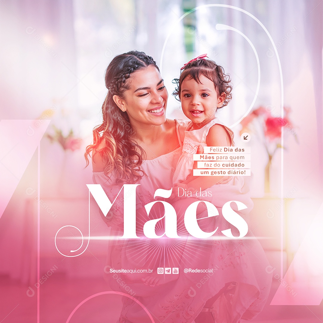 Dia das Mães 11 de Maio Social Media PSD Editável