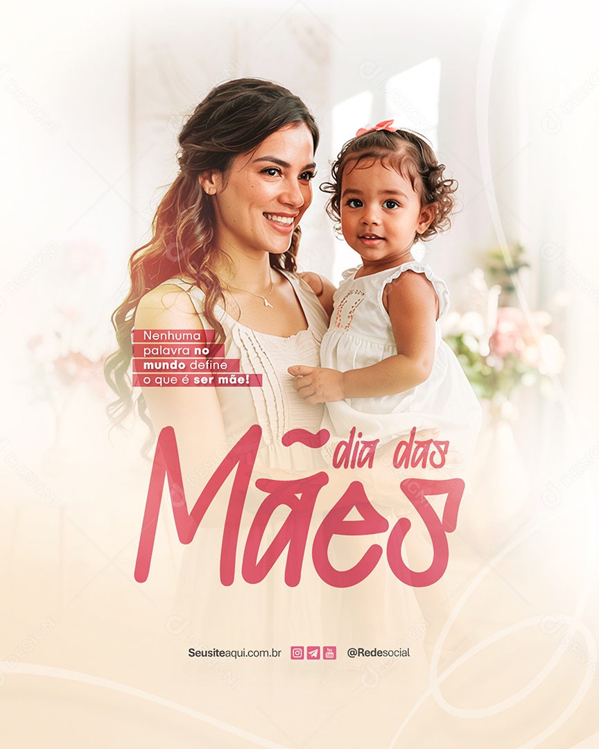 Dia das Mães 11 de Maio Social Media PSD Editável