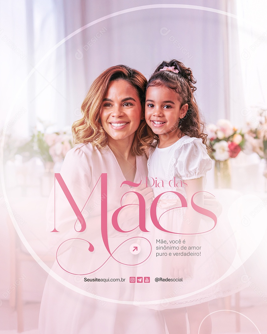 Dia das Mães 11 de Maio Social Media PSD Editável