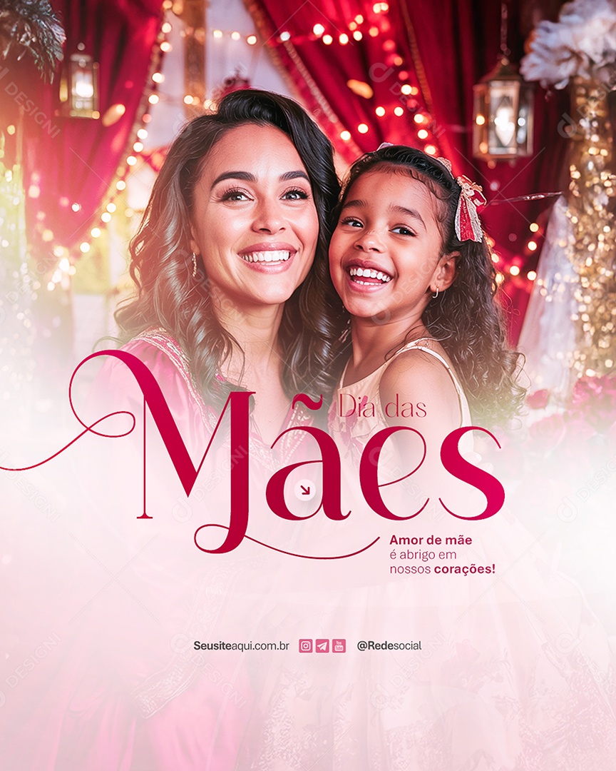 Dia das Mães 11 de Maio Social Media PSD Editável