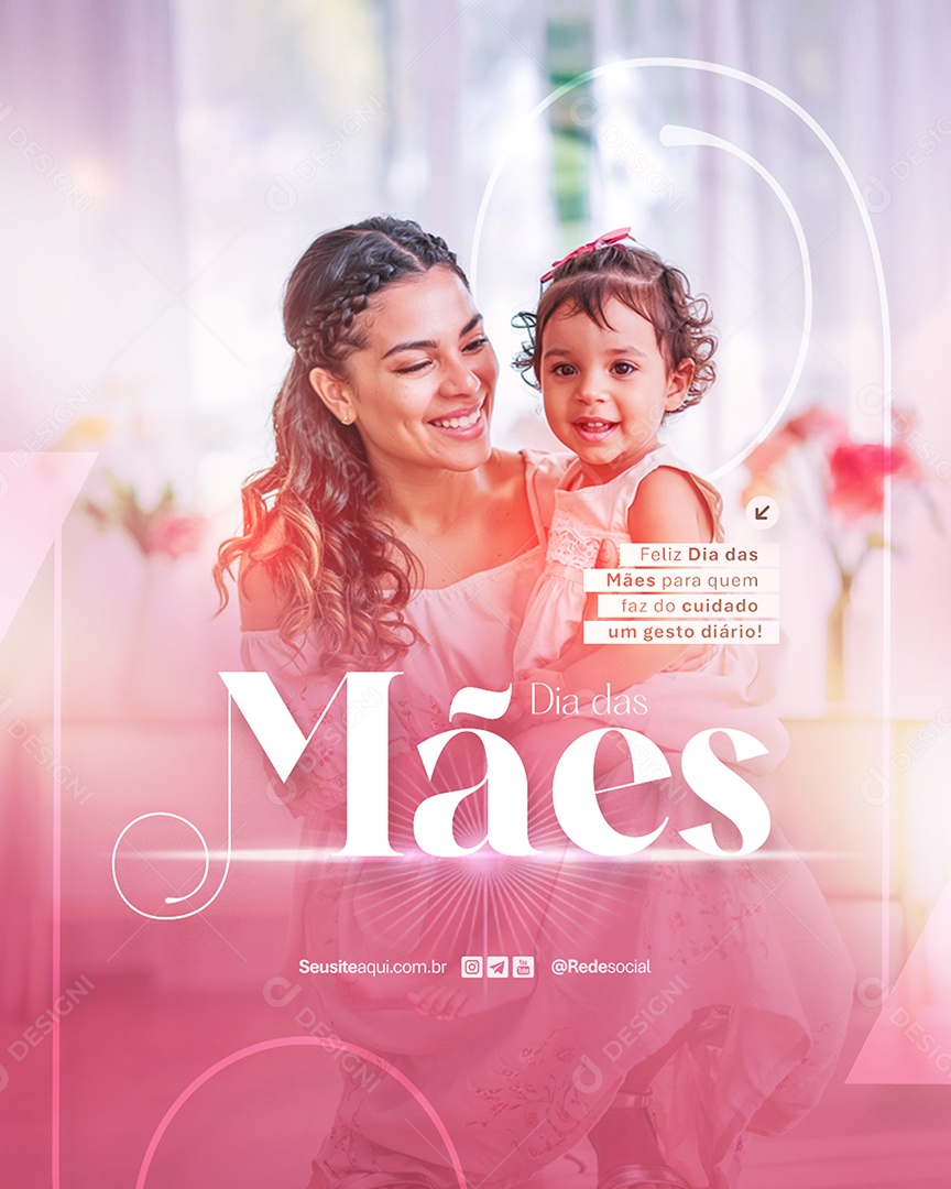 Dia das Mães 11 de Maio Social Media PSD Editável