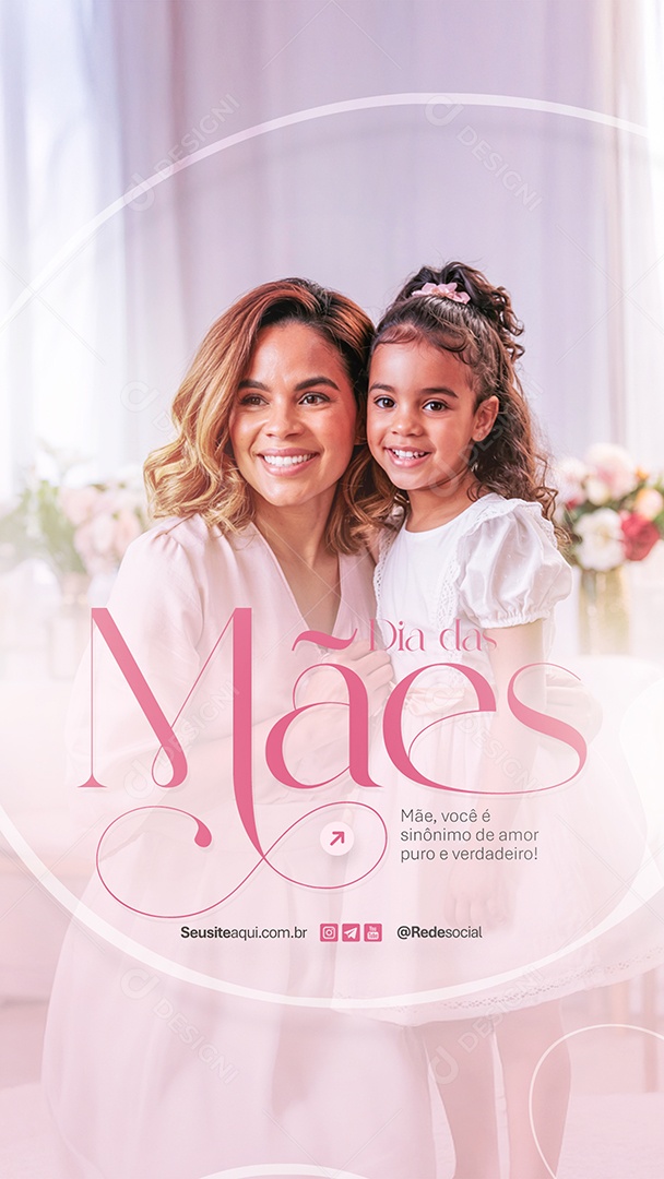 Story Dia das Mães 11 de Maio Social Media PSD Editável