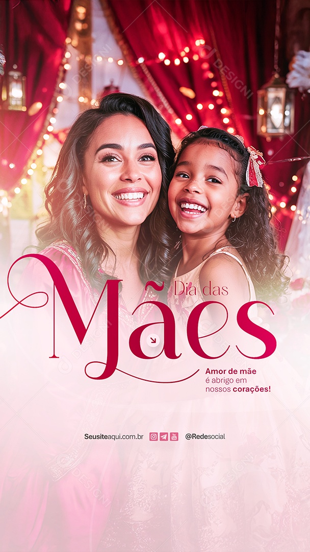 Story Dia das Mães 11 de Maio Social Media PSD Editável