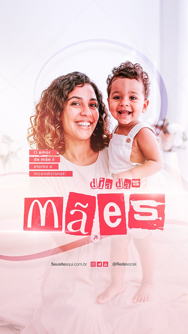 Story Dia das Mães 11 de Maio Social Media PSD Editável