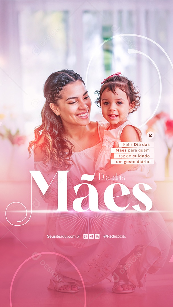 Story Dia das Mães 11 de Maio Social Media PSD Editável