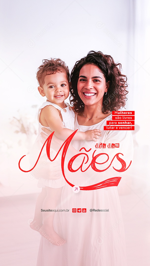 Story Dia das Mães 11 de Maio Social Media PSD Editável