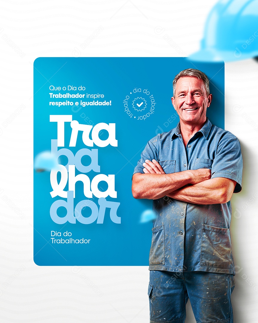Dia Do Trabalhador 01 de Maio Social Media PSD Editável