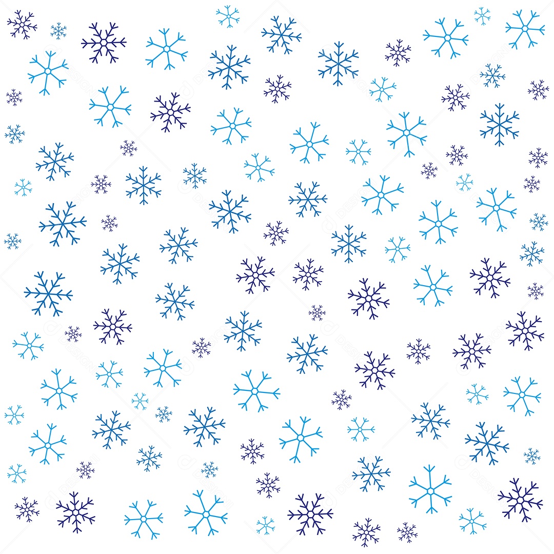 Fundo de Floco Neve Ilustração Vetor EPS