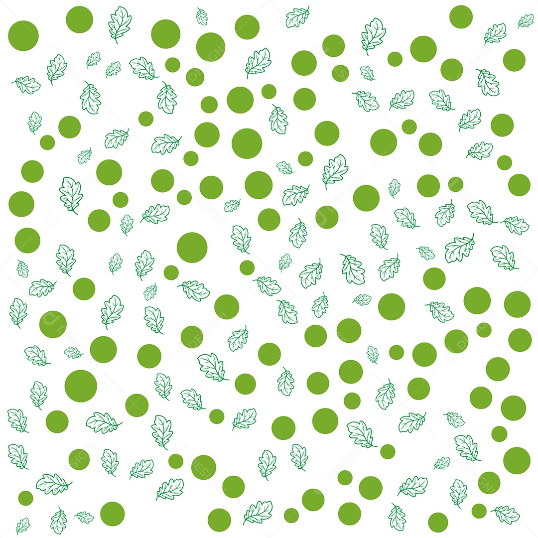 Fundo de Folha Ilustração Vetor EPS