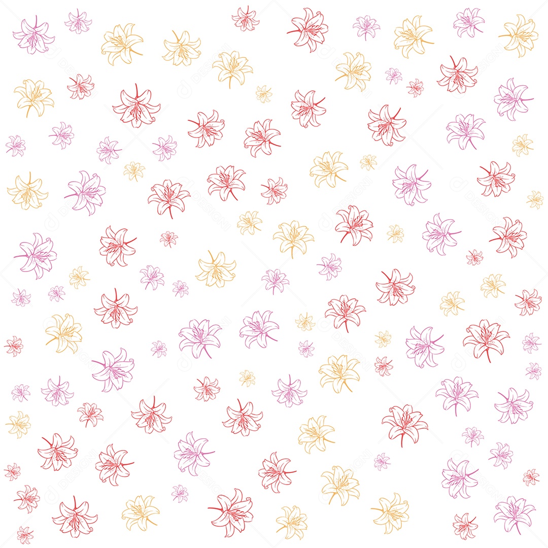 Fundo de Flor Ilustração Vetor EPS