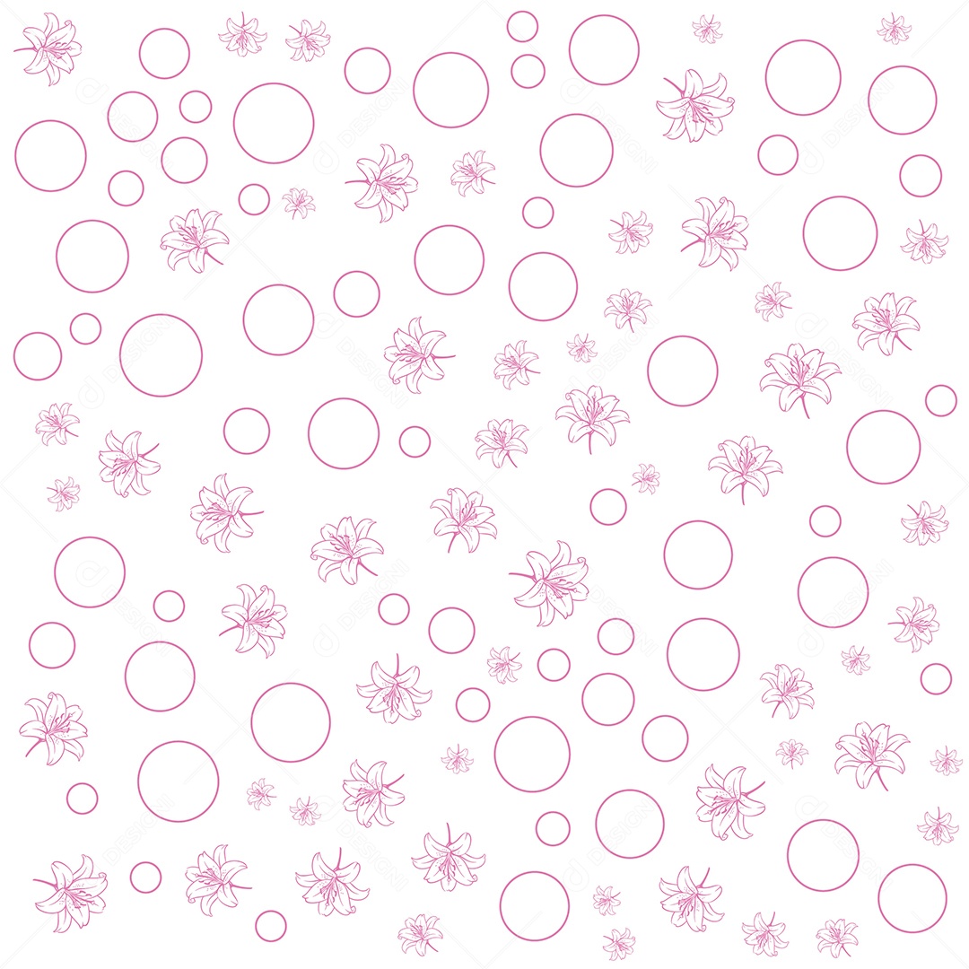 Fundo de Flor Ilustração Vetor EPS