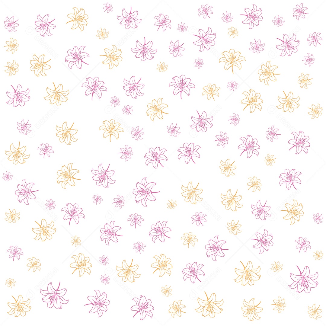 Fundo de Flor Ilustração Vetor EPS