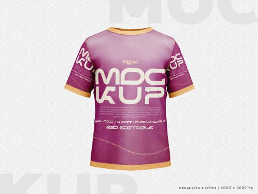 Camisa Mockup PSD Editável
