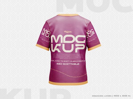 Camisa Mockup PSD Editável