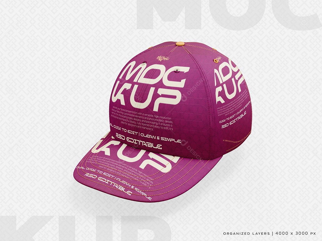 Mockup de Boné PSD Editável