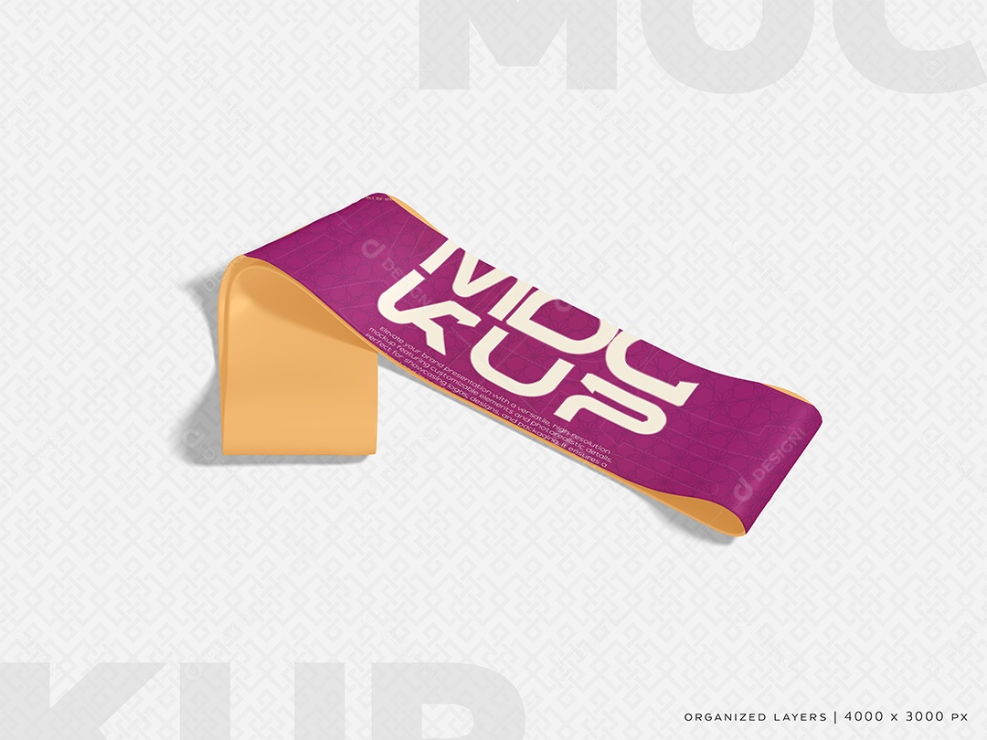 Faixa de Resistência Mockup PSD Editável