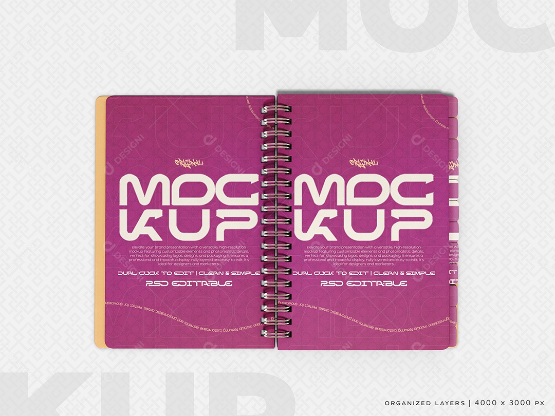 Livro Mockup PSD Editável