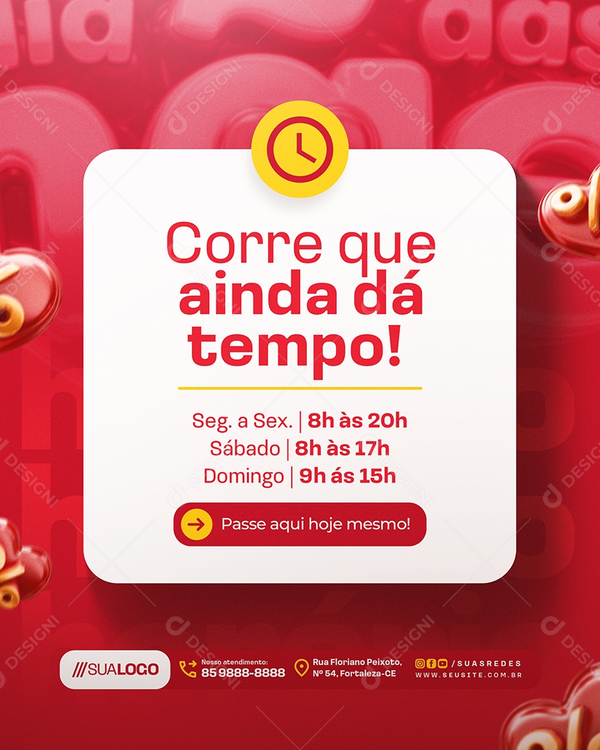 Saldão Dia das Mães Loja de Eletrodomésticos Passe Aqui Hoje Social Media PSD Editável