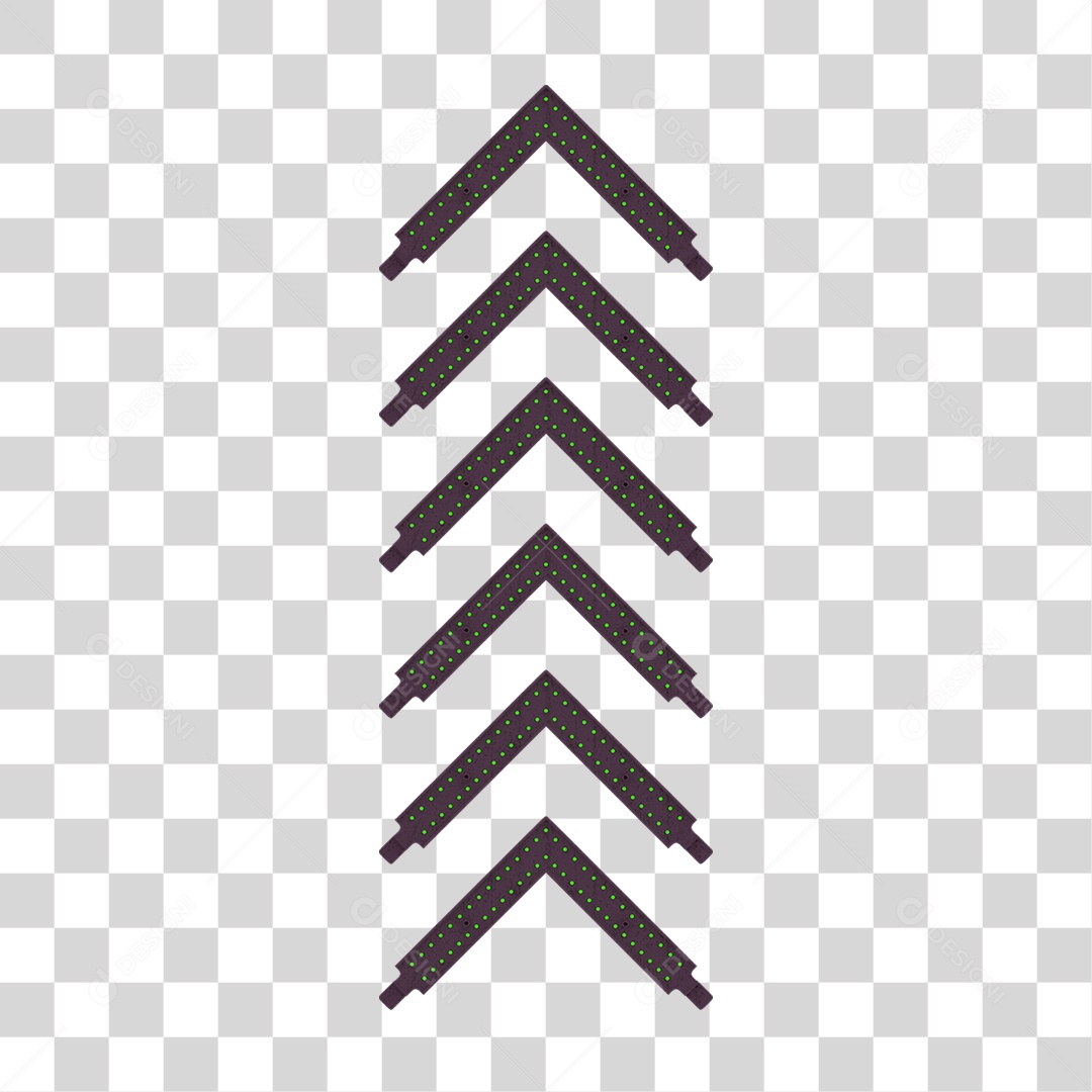 Seta Neon Grades PNG Transparente