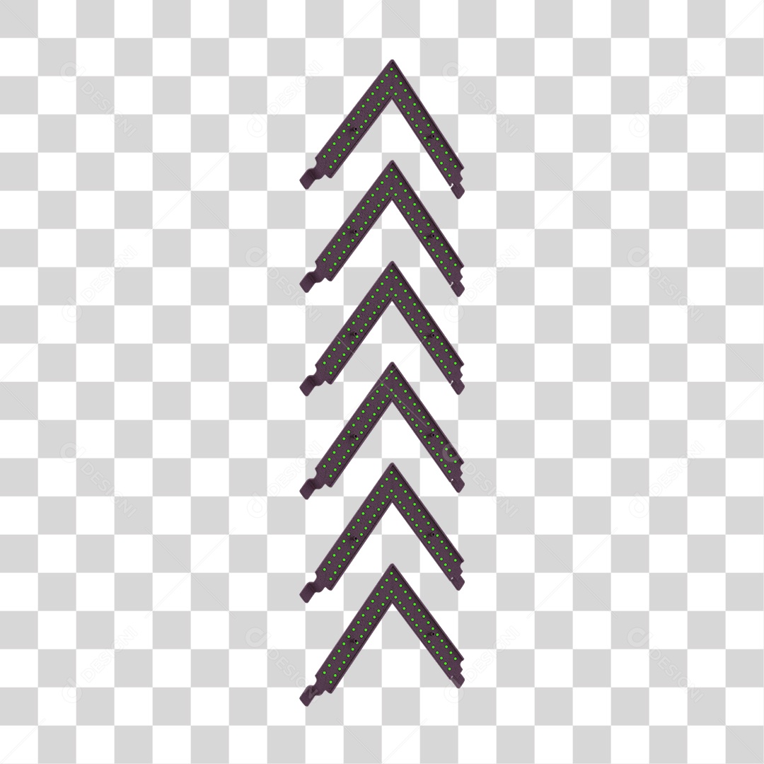 Seta Neon Grades PNG Transparente