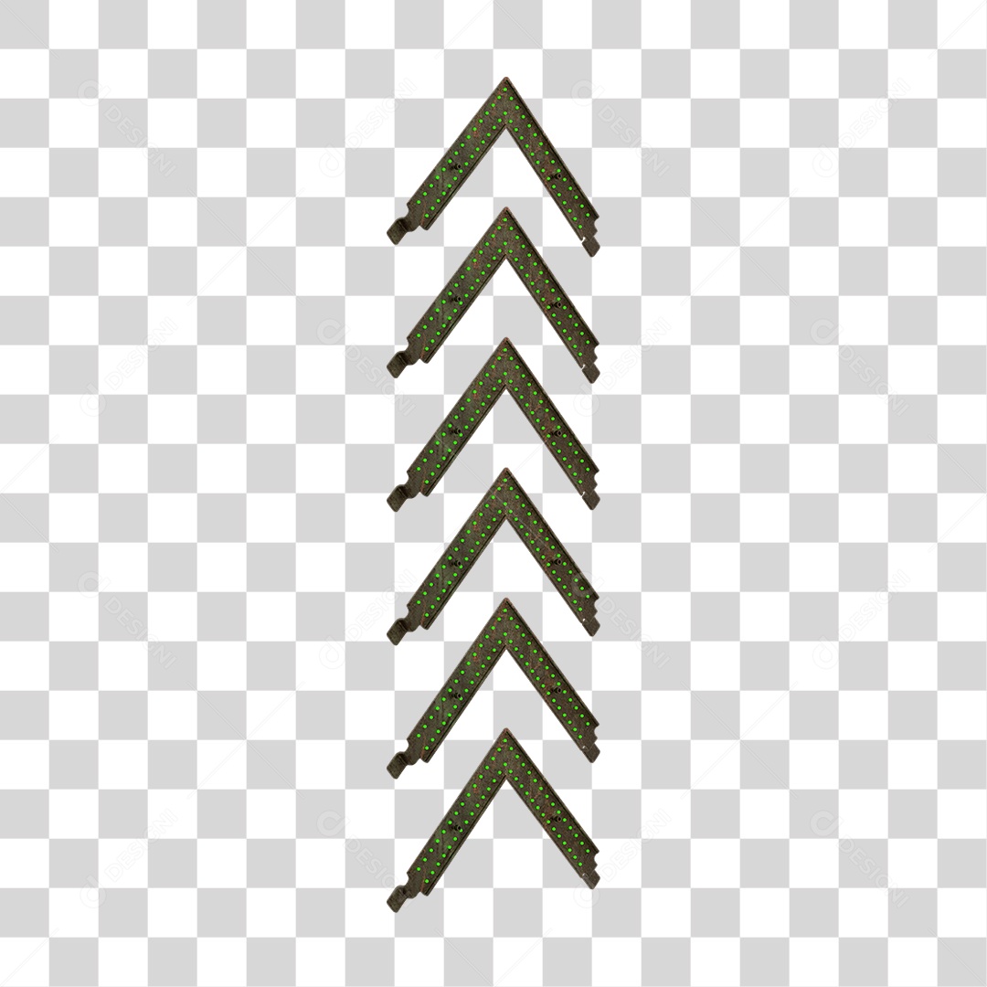 Seta Neon Grades PNG Transparente