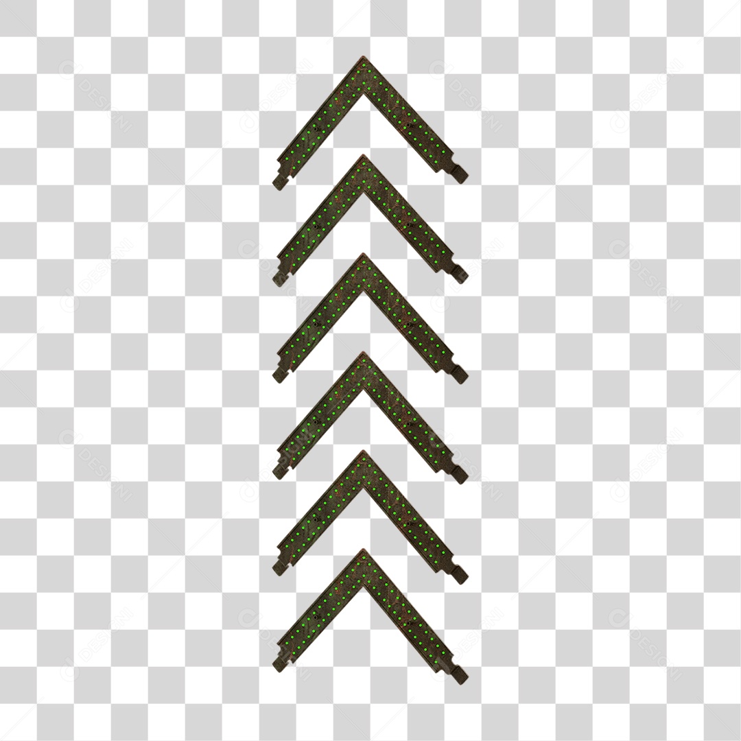 Seta Neon Grades PNG Transparente