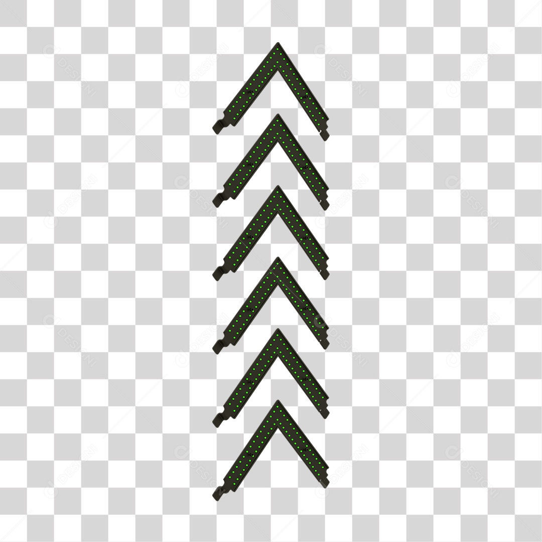 Seta Neon Grades PNG Transparente