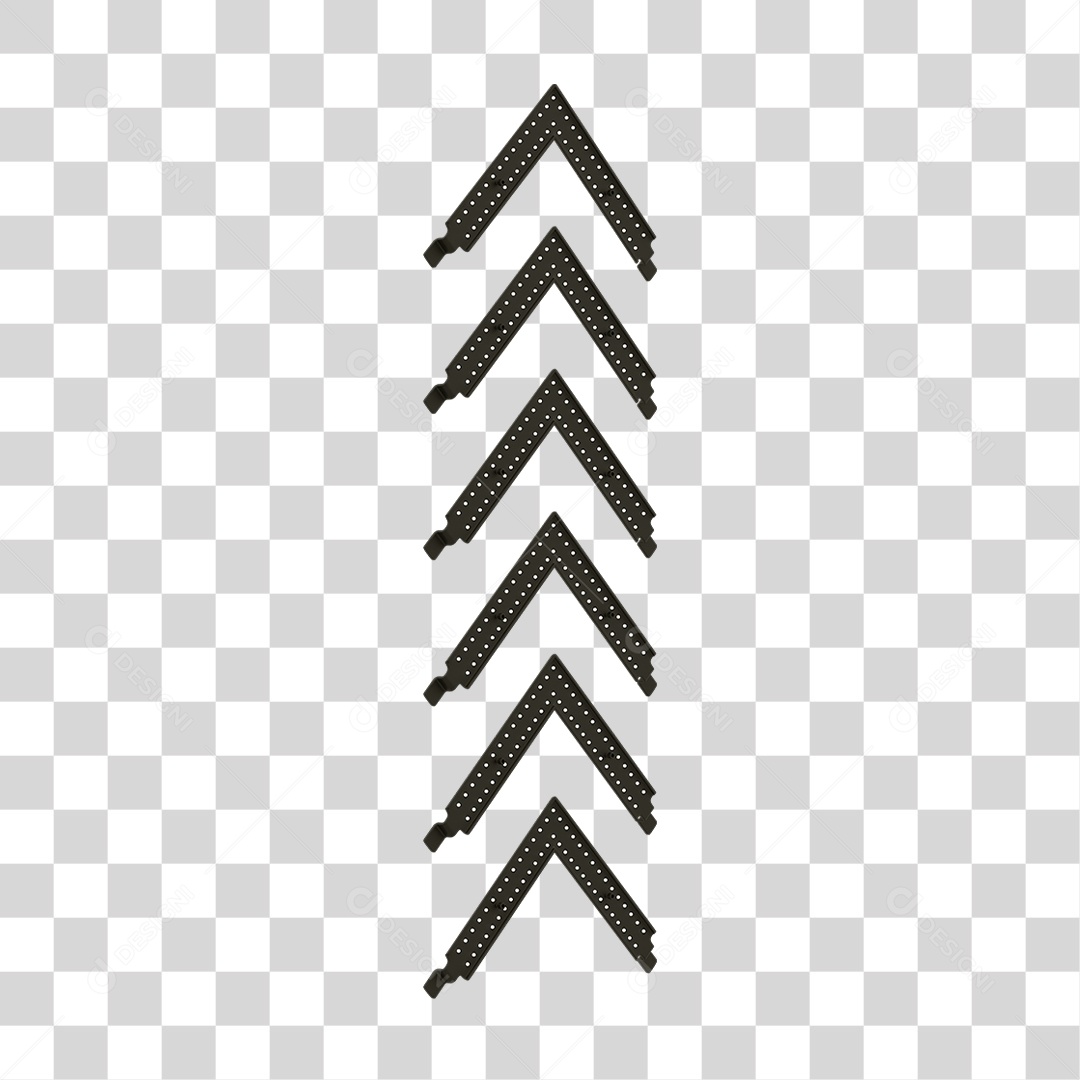 Seta Neon Grades PNG Transparente