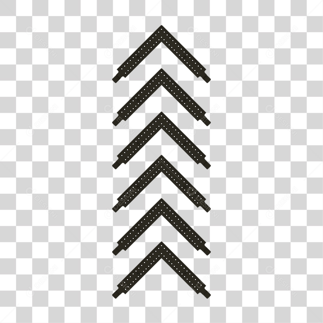 Seta Neon Grades PNG Transparente