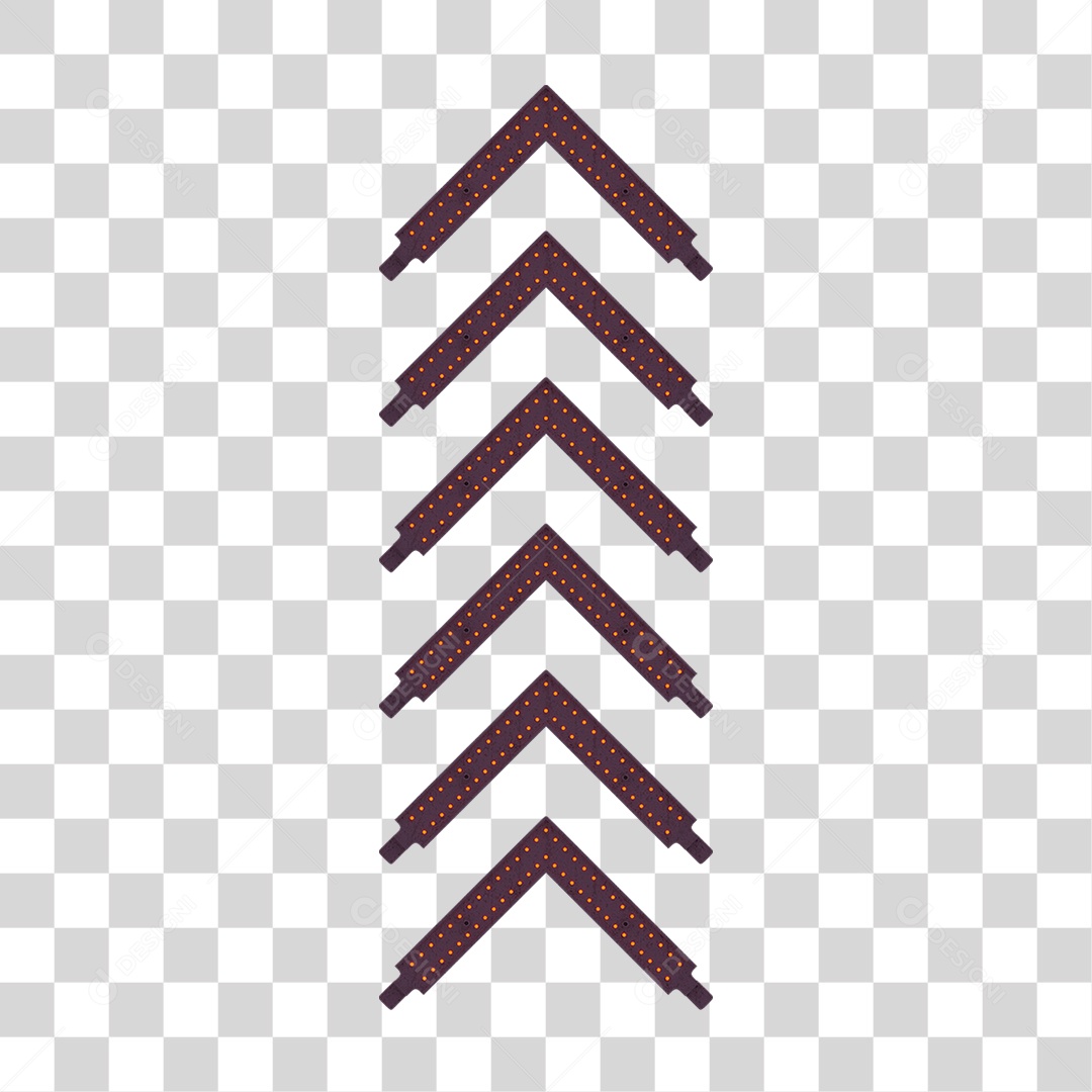 Seta Neon Grades PNG Transparente