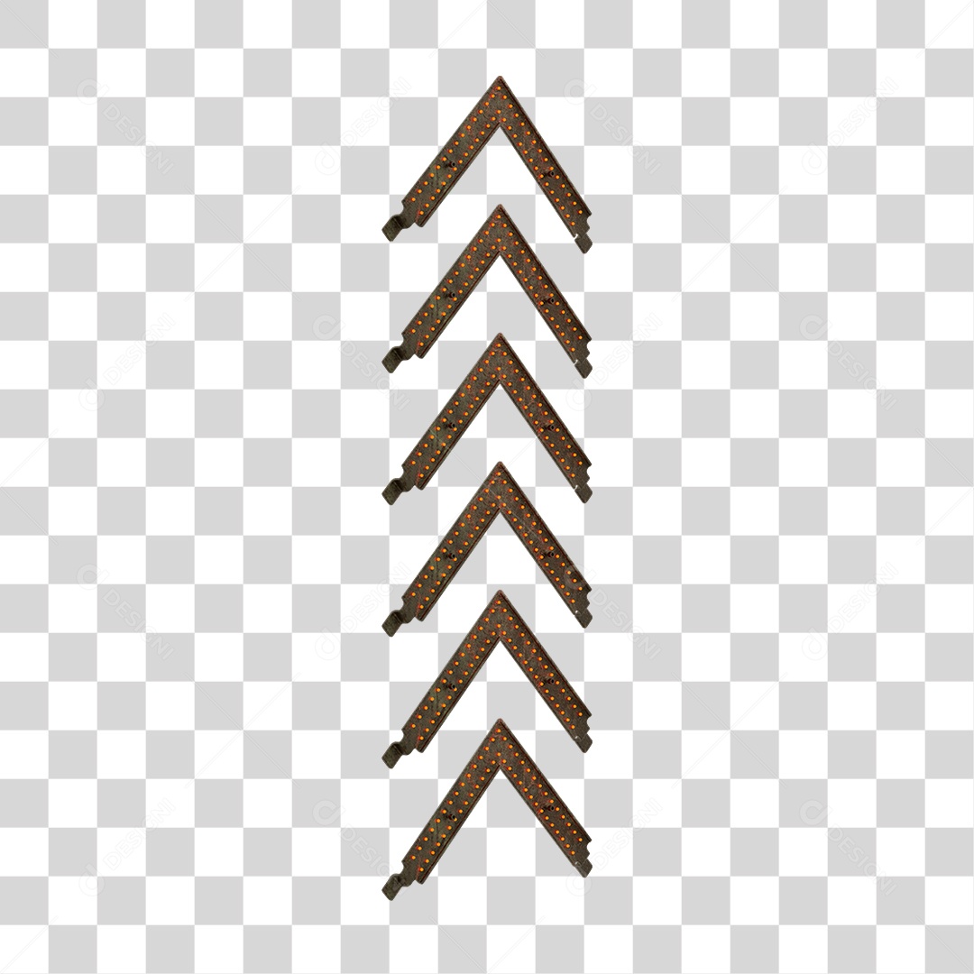 Seta Neon Grades PNG Transparente