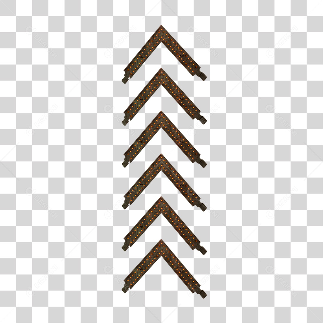 Seta Neon Grades PNG Transparente