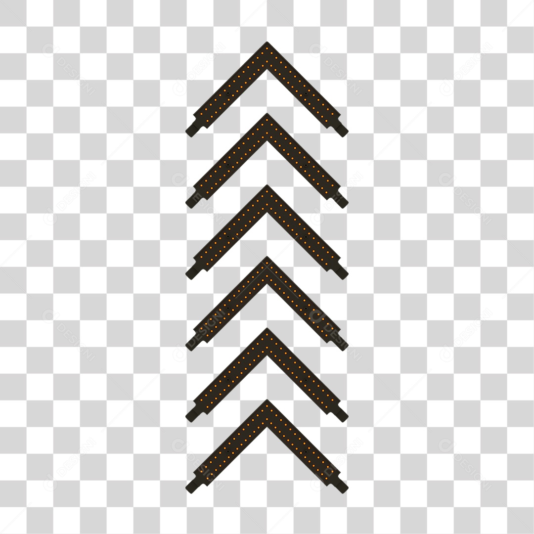 Seta Neon Grades PNG Transparente