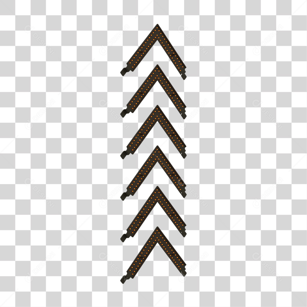 Seta Neon Grades PNG Transparente