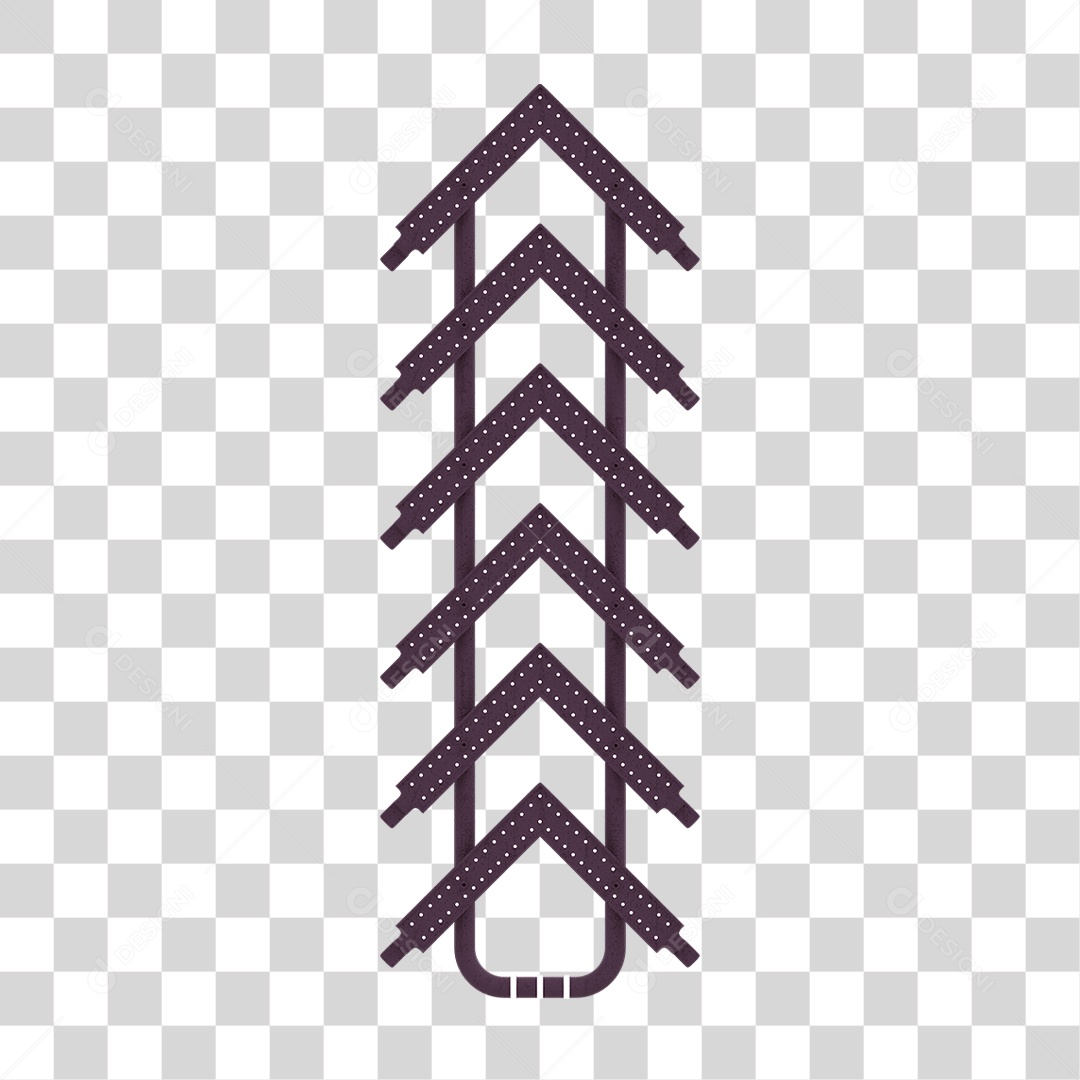 Seta Neon Grades PNG Transparente