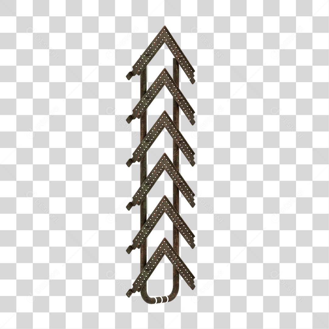 Seta Neon Grades PNG Transparente