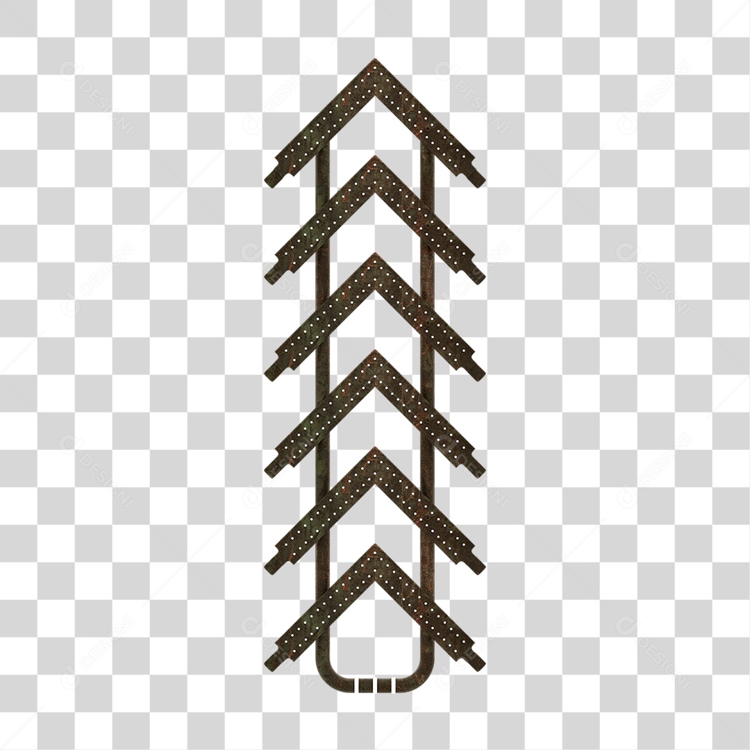 Seta Neon Grades PNG Transparente