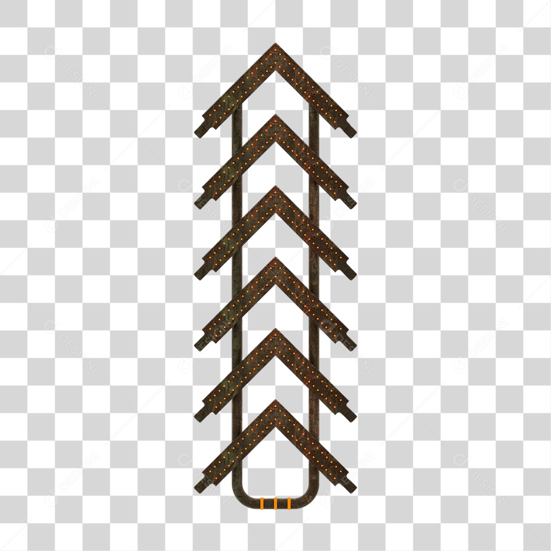 Seta Neon Grades PNG Transparente