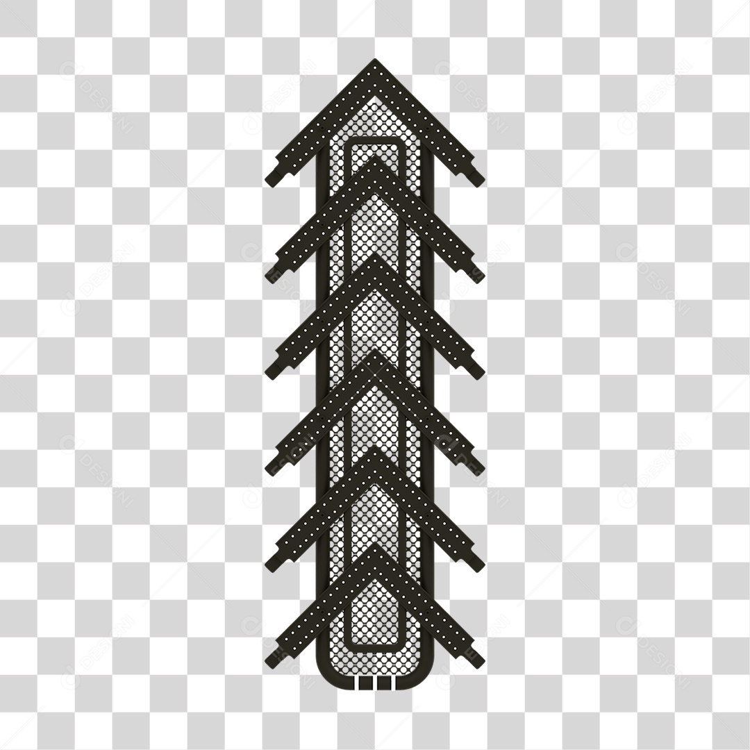 Seta Neon Grades PNG Transparente