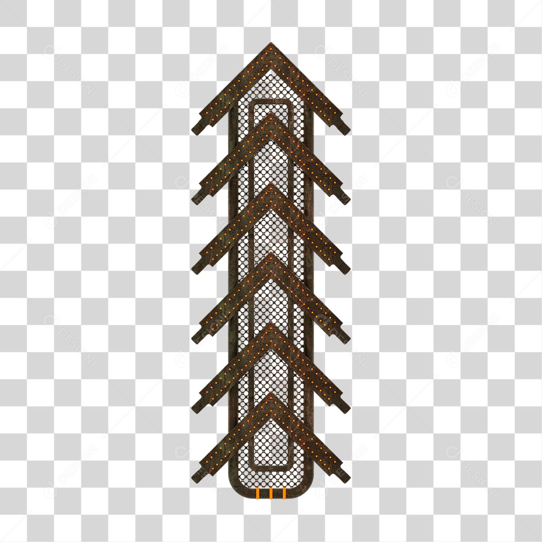 Seta Neon Grades PNG Transparente