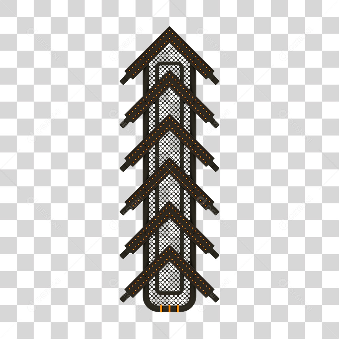 Seta Neon Grades PNG Transparente