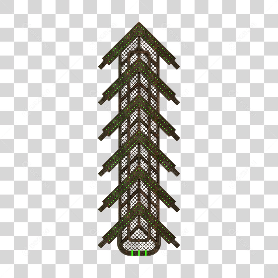 Seta Neon Grades PNG Transparente