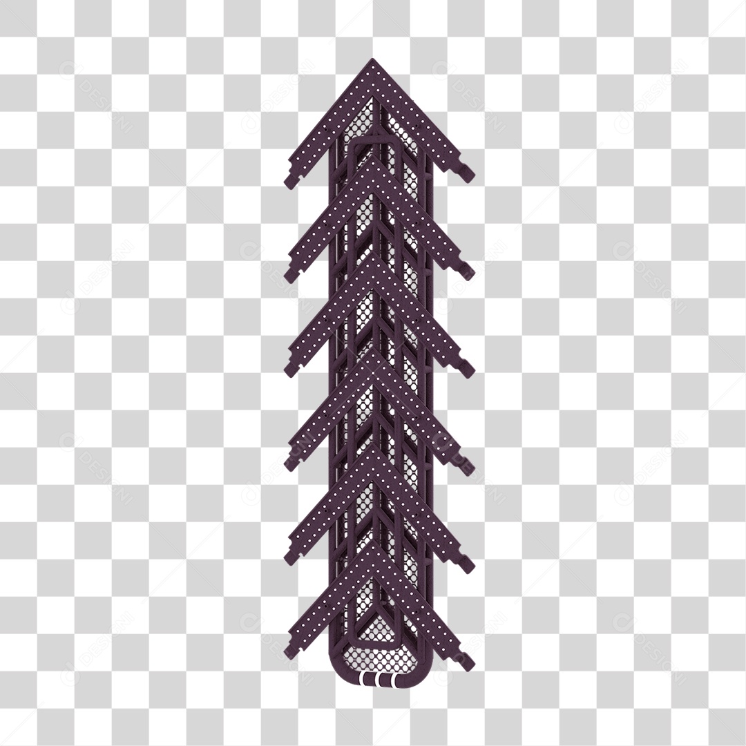 Seta Neon Grades PNG Transparente