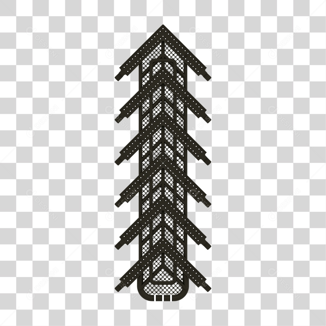 Seta Neon Grades PNG Transparente