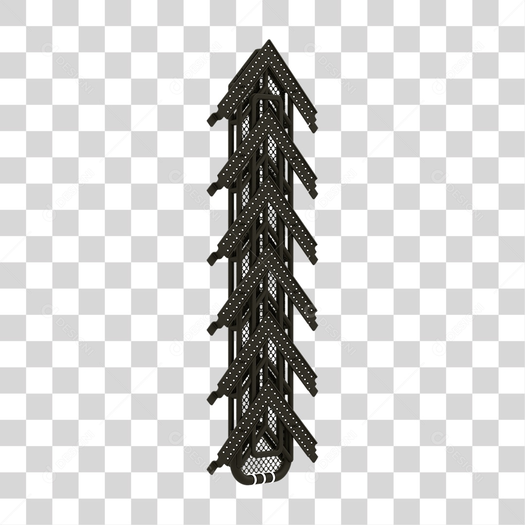 Seta Neon Grades PNG Transparente