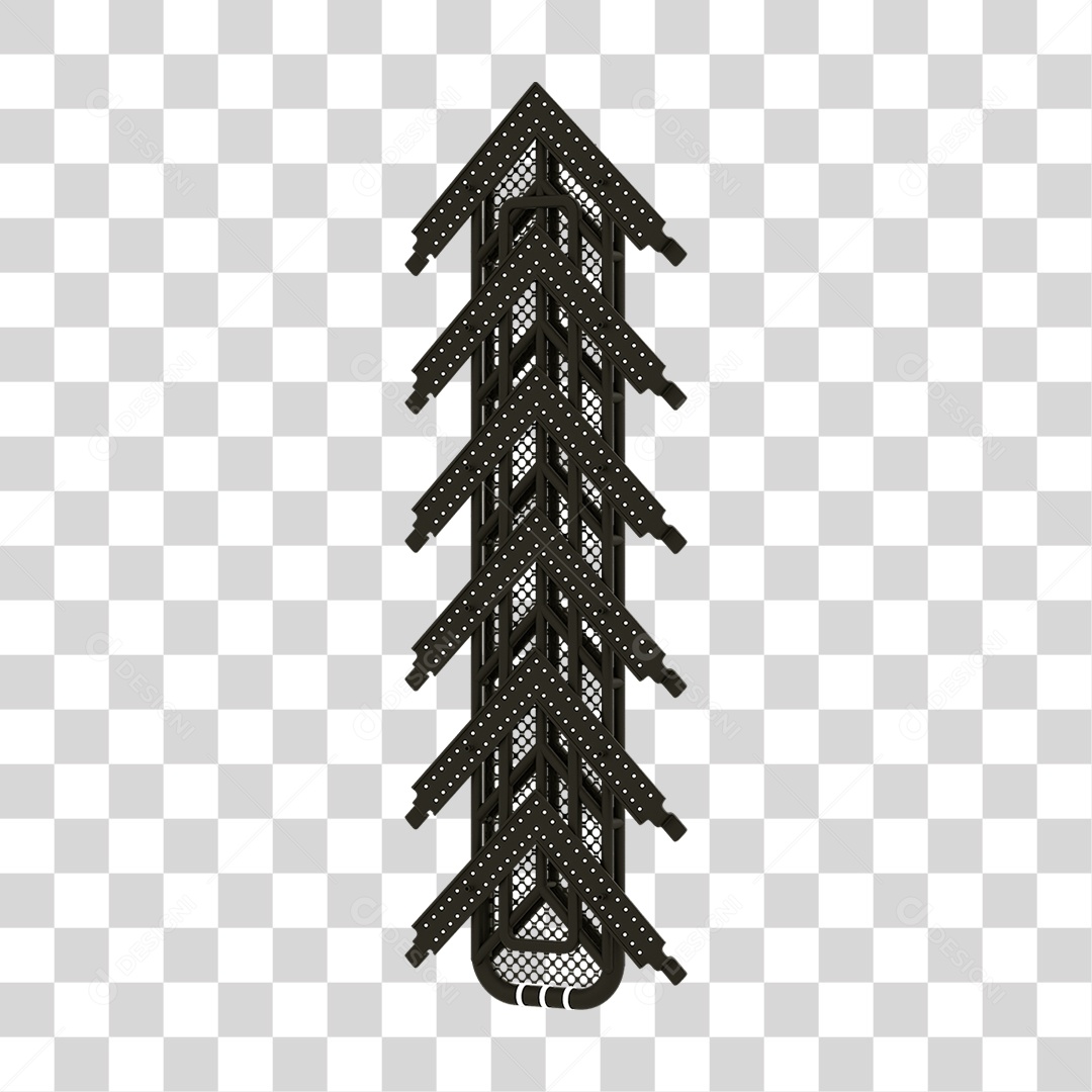 Seta Neon Grades PNG Transparente